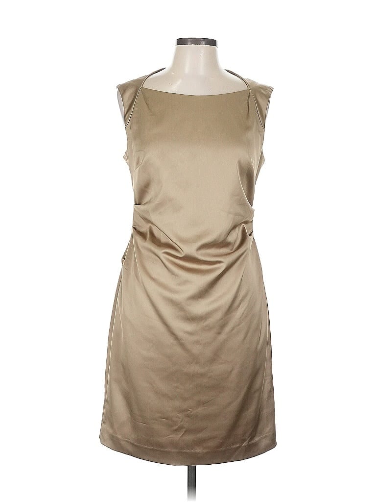 Pre-owned Marc New York Andrew Marc Cocktail Dress In Brown