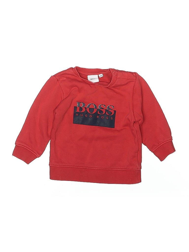 Pre-owned Boss By Hugo Boss Kids' Sweatshirt In Red