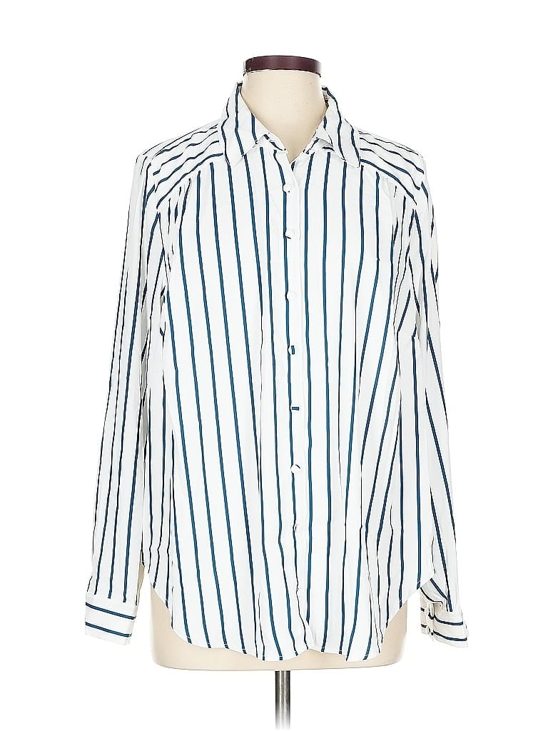 Torrid Long Sleeve Blouse In White