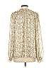 decker 100% Polyester Ivory Long Sleeve Blouse Size S - photo 2