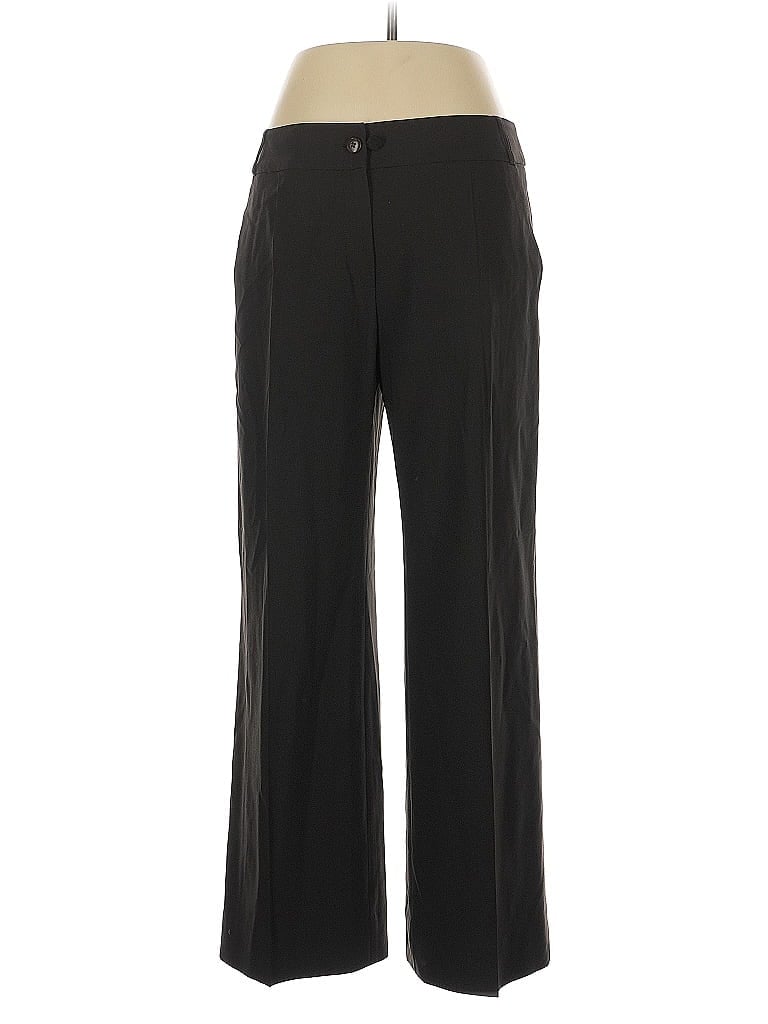 Pre-owned Armani Collezioni Dress Pants In Black