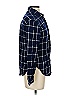 Gap Checkered-gingham Blue Long Sleeve Button-Down Shirt Size S - photo 4