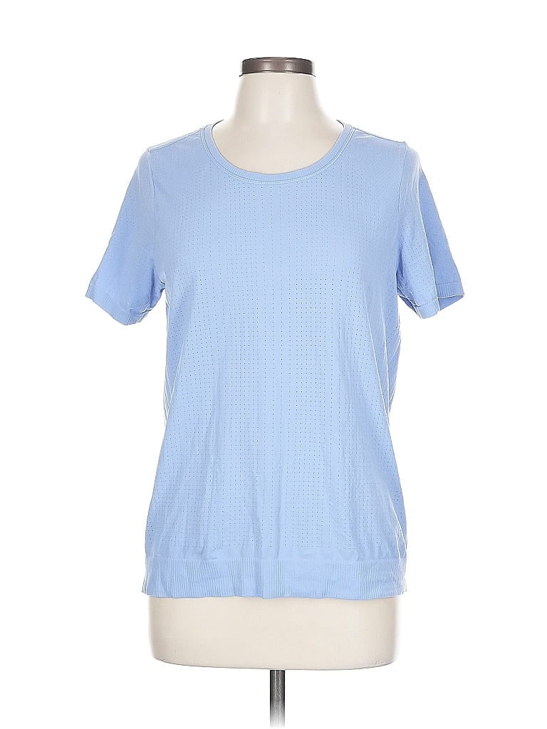 Pre-owned Athleta Short Sleeve T-shirt In Blue