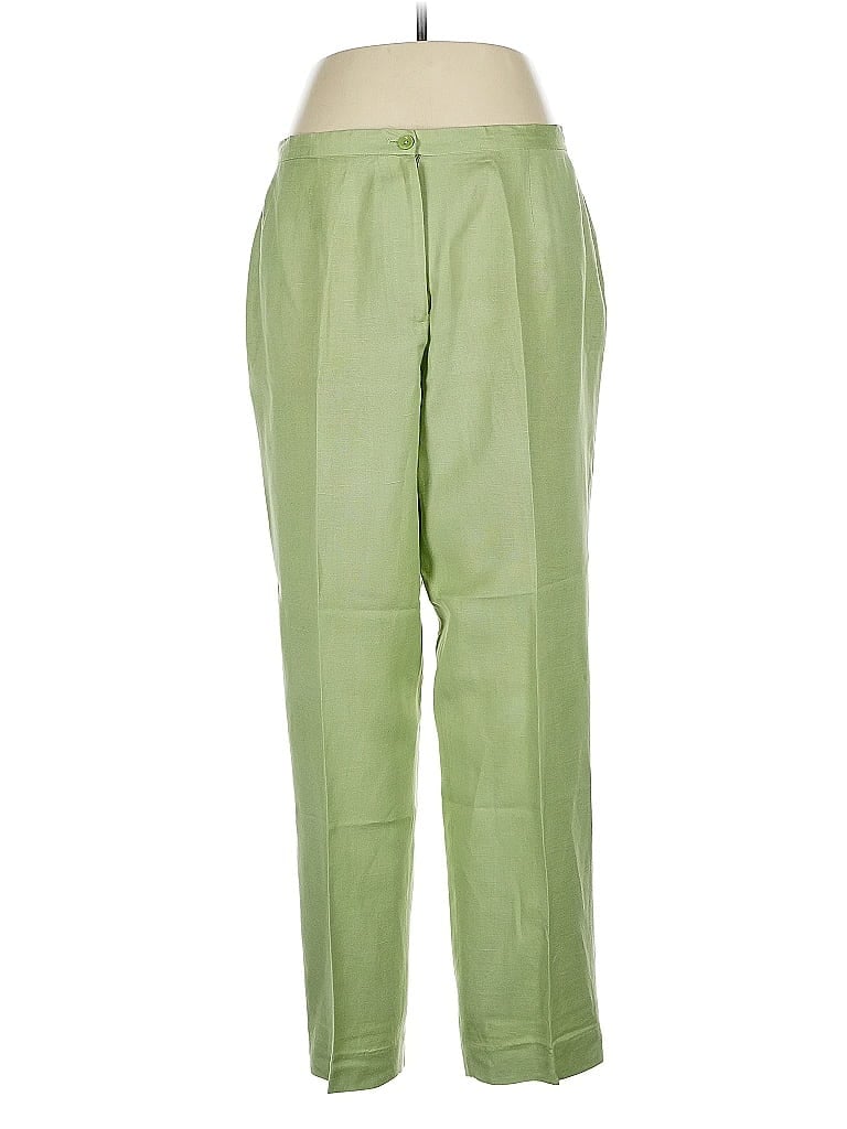 Click to view more detailed imagery on our partner's website Pre-owned Tribal Linen Pants In Green