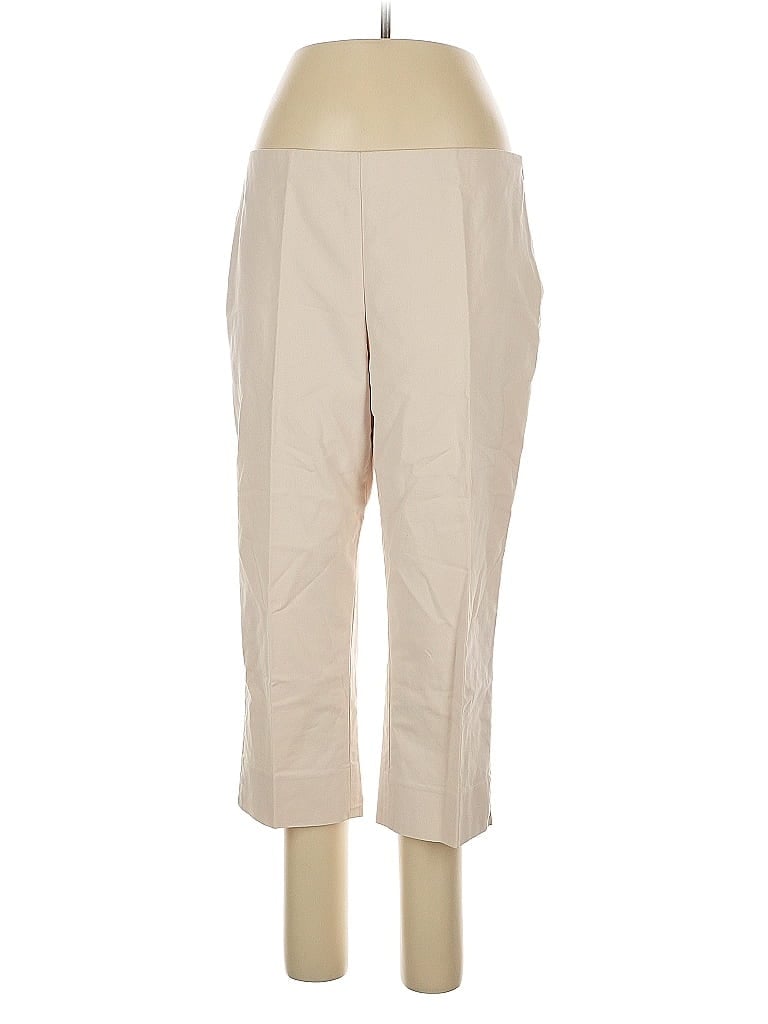 Pre-owned Lafayette 148 Casual Pants In White