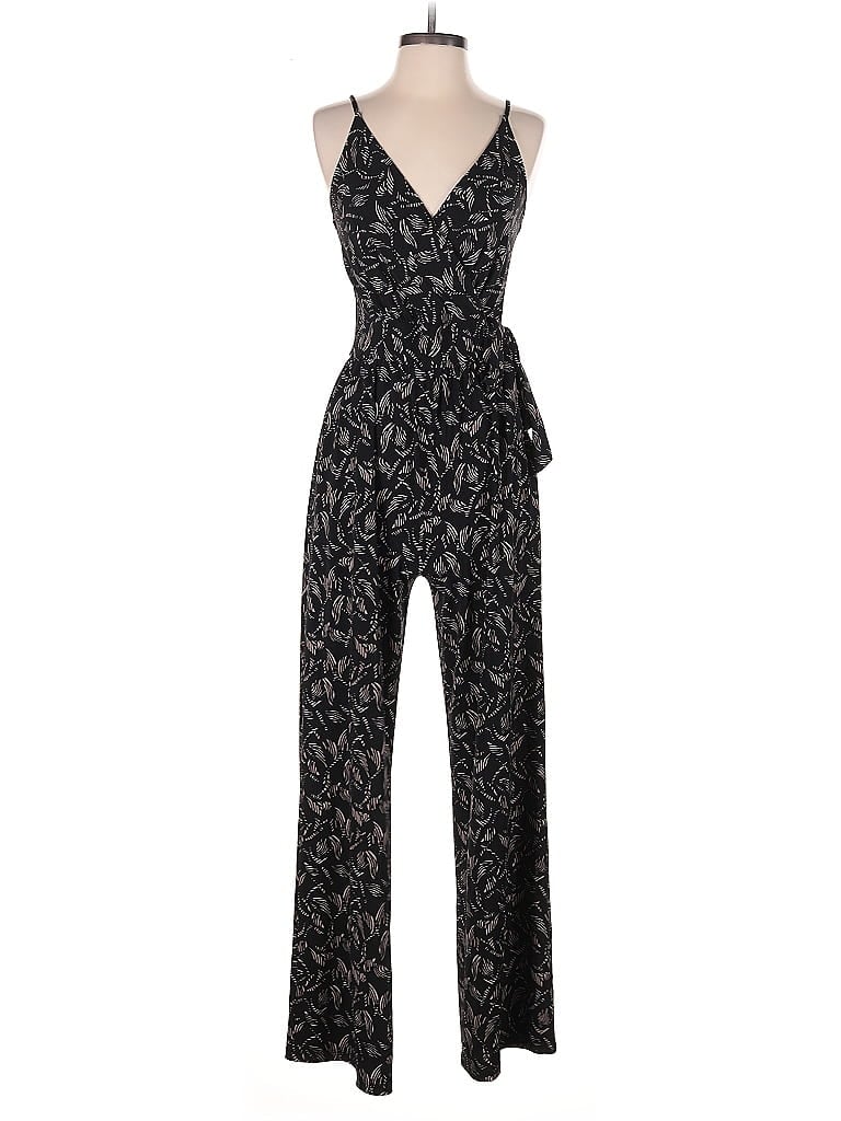Pre-owned Kaileigh Jumpsuit In Black