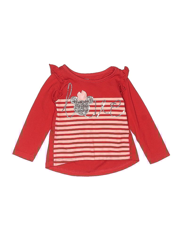 Click to view more detailed imagery on our partner's website Pre-owned Disney Kids' Long Sleeve T-shirt In Red