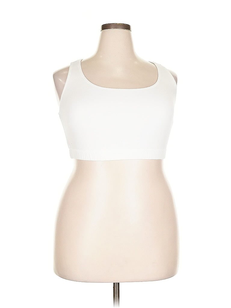 Pre-owned Assorted Brands Tank Top Ivory Strapless Neckline Tops In White