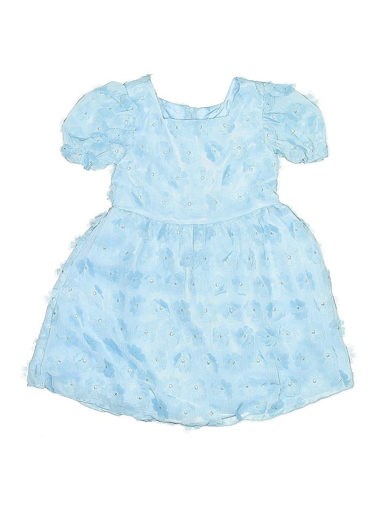 Click to view more detailed imagery on our partner's website Pre-owned Rare Editions Kids' Special Occasion Dress In Blue