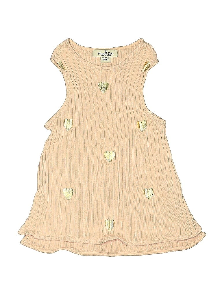 Click to view more detailed imagery on our partner's website Pre-owned Massimo Dutti Kids' Sleeveless Top Yellow Keyhole Neckline Tops