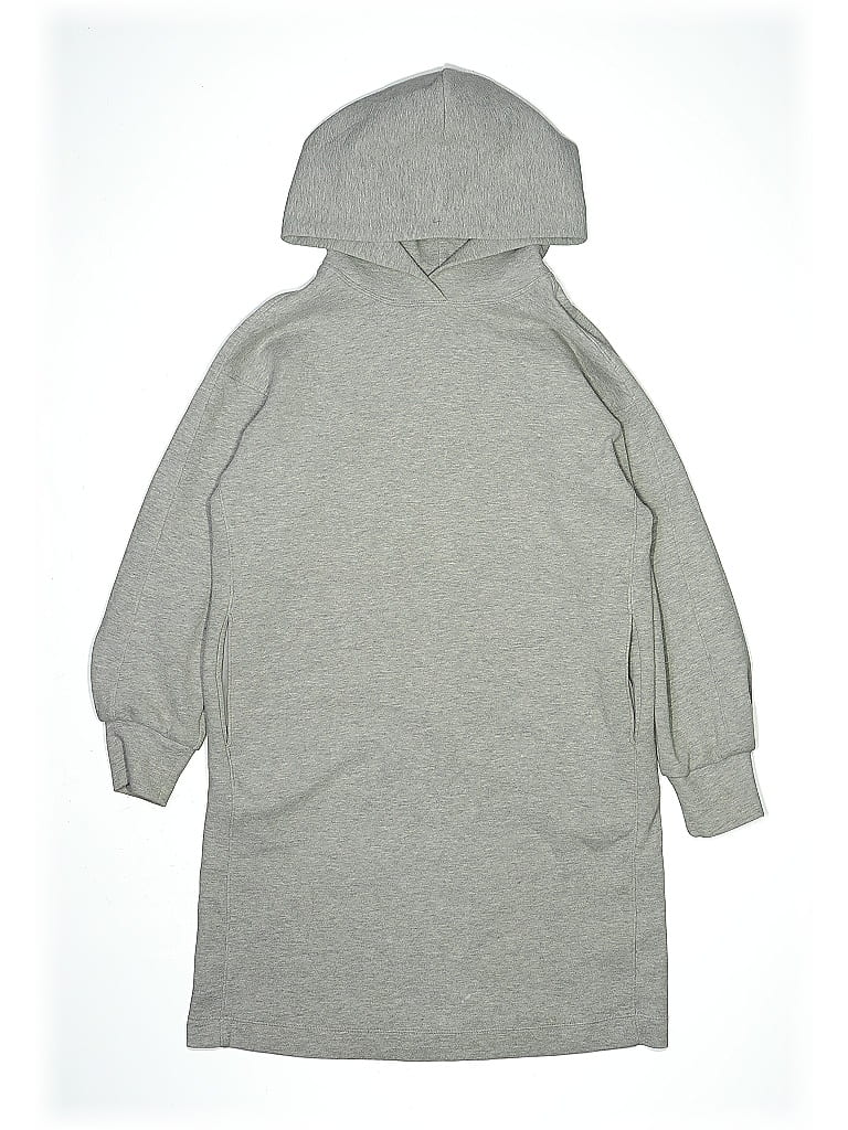 Pre-owned Uniqlo Kids' Pullover Hoodie In Gray