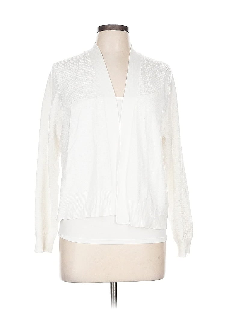 Click to view more detailed imagery on our partner's website Pre-owned 89th & Madison Cardigan Sweater In White