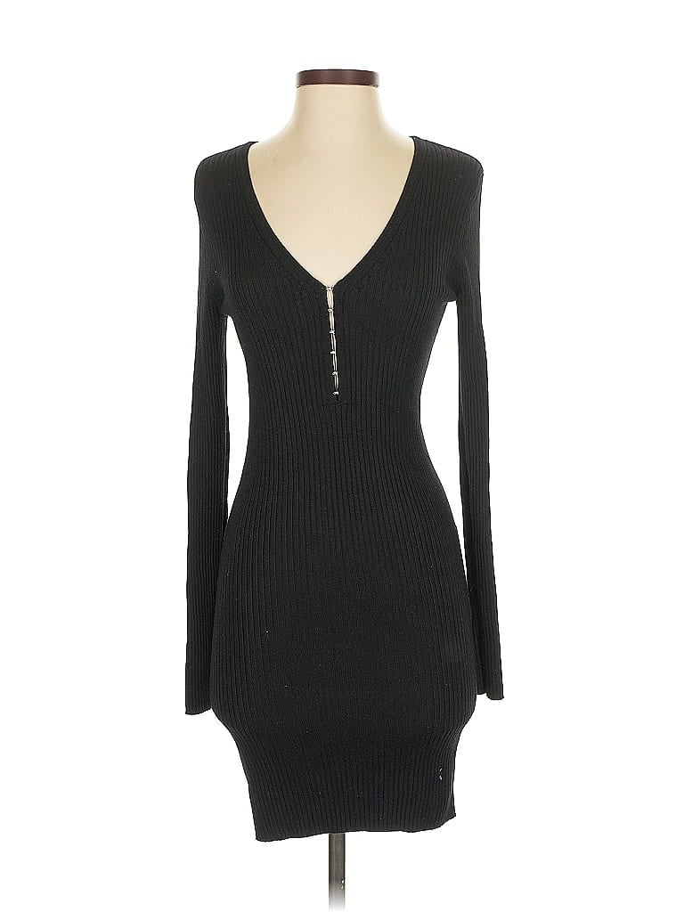 Pre-owned Express Casual Dress In Black