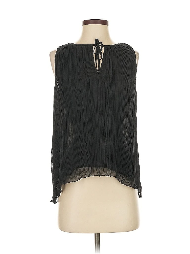 Pre-owned Madewell Sleeveless Blouse In Black