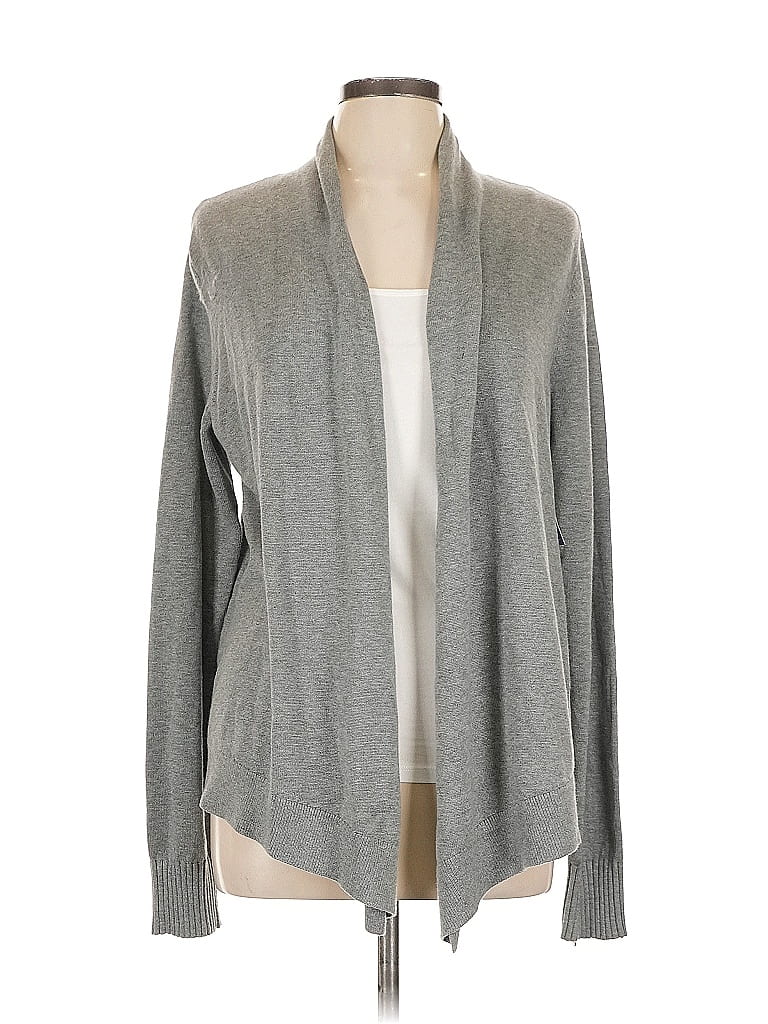 Pre-owned Remade Cardigan Sweater In Gray