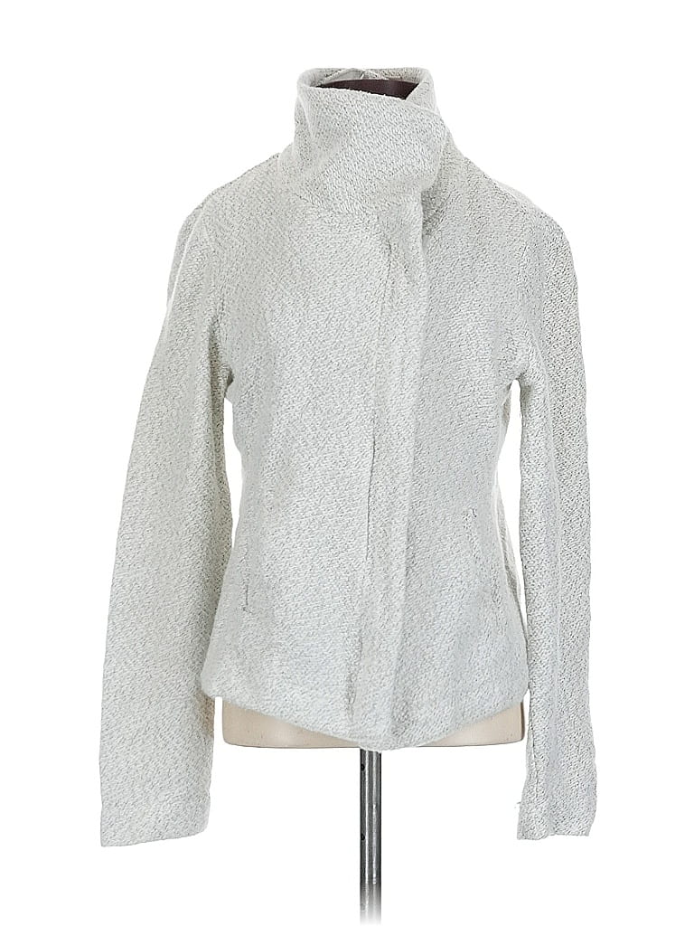 Pre-owned Ann Taylor Loft Outlet Cardigan Sweater In White