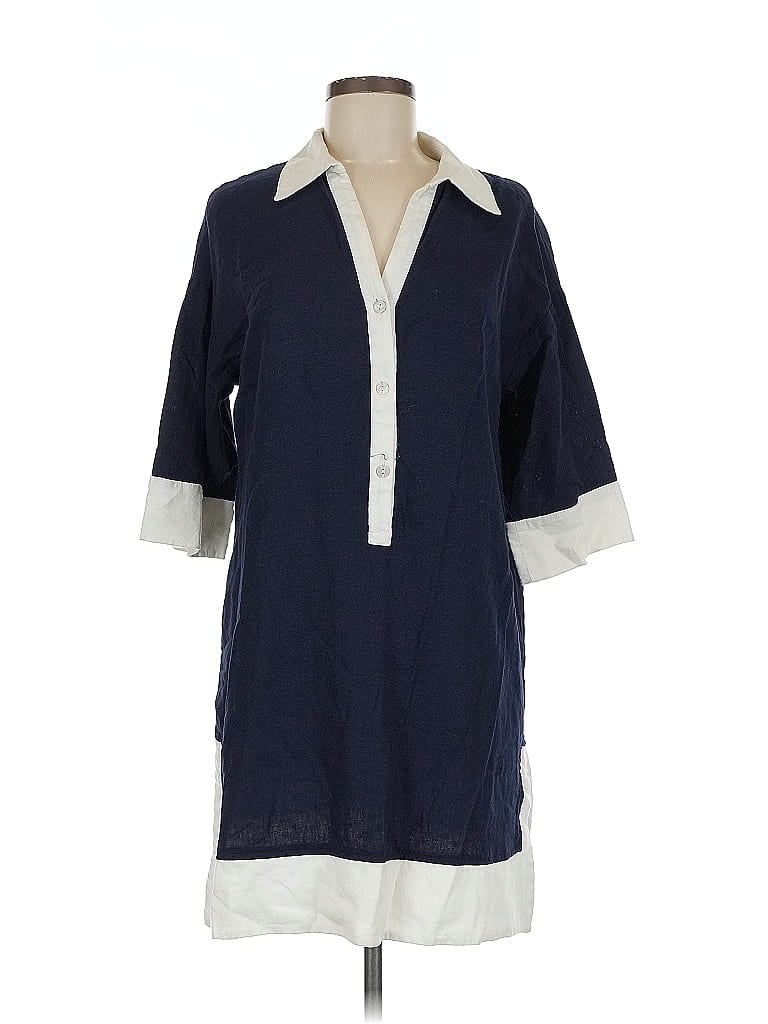 Pre-owned Cynthia Rowley Tjx Casual Dress In Blue