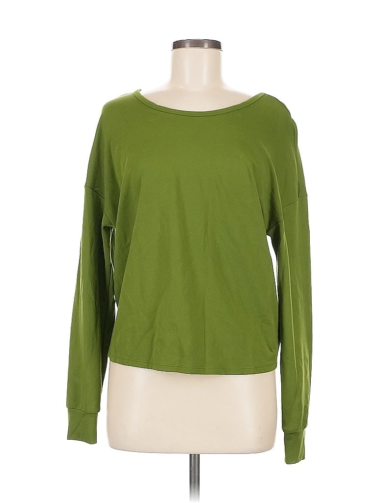 Click to view more detailed imagery on our partner's website Pre-owned Cabi Long Sleeve Top Green Boatneck Tops