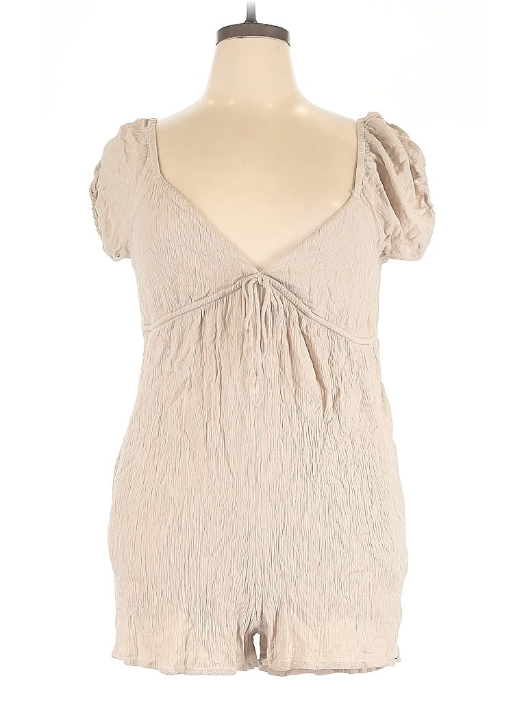 Pre-owned Volcom Romper In Brown