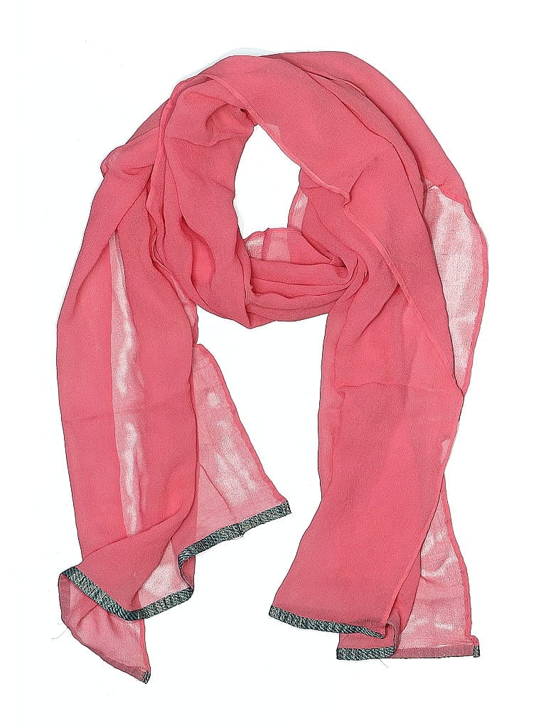 Pre-owned Assorted Brands Scarf In Pink