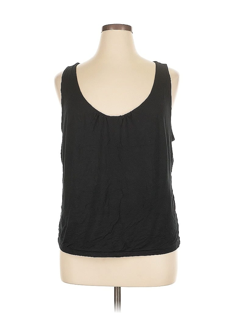 Pre-owned Banana Republic Tank Top Black Scoop Neck Tops