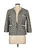 Harlyn 100% Polyester Chevron-herringbone Gray Blazer Size L - photo 1