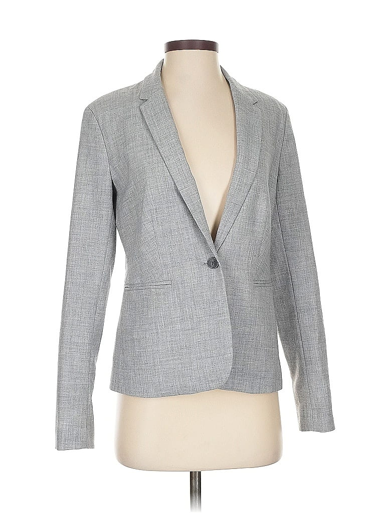 Pre-owned Banana Republic Factory Store Blazer Jacket In Gray