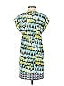 Ali Ro Print Blue Casual Dress Size 4 - photo 2