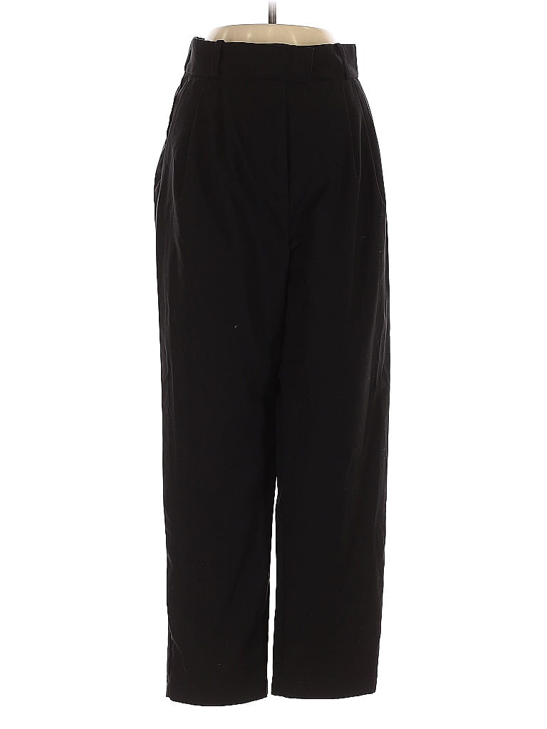 Pre-owned H&m Casual Pants In Black