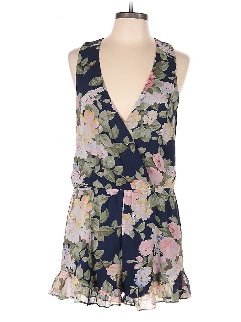 Pre-owned Show Me Your Mumu Romper In Blue