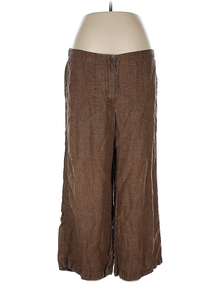 Pre-owned Jjill Casual Pants In Brown