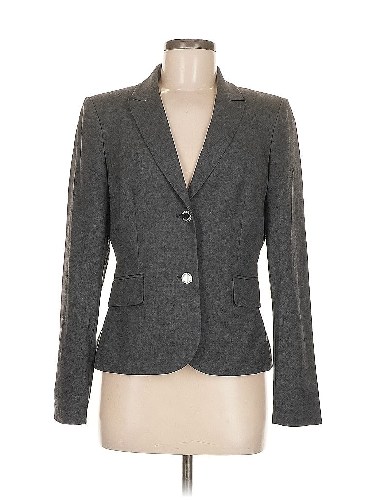 Pre-owned Calvin Klein Blazer Jacket In Gray