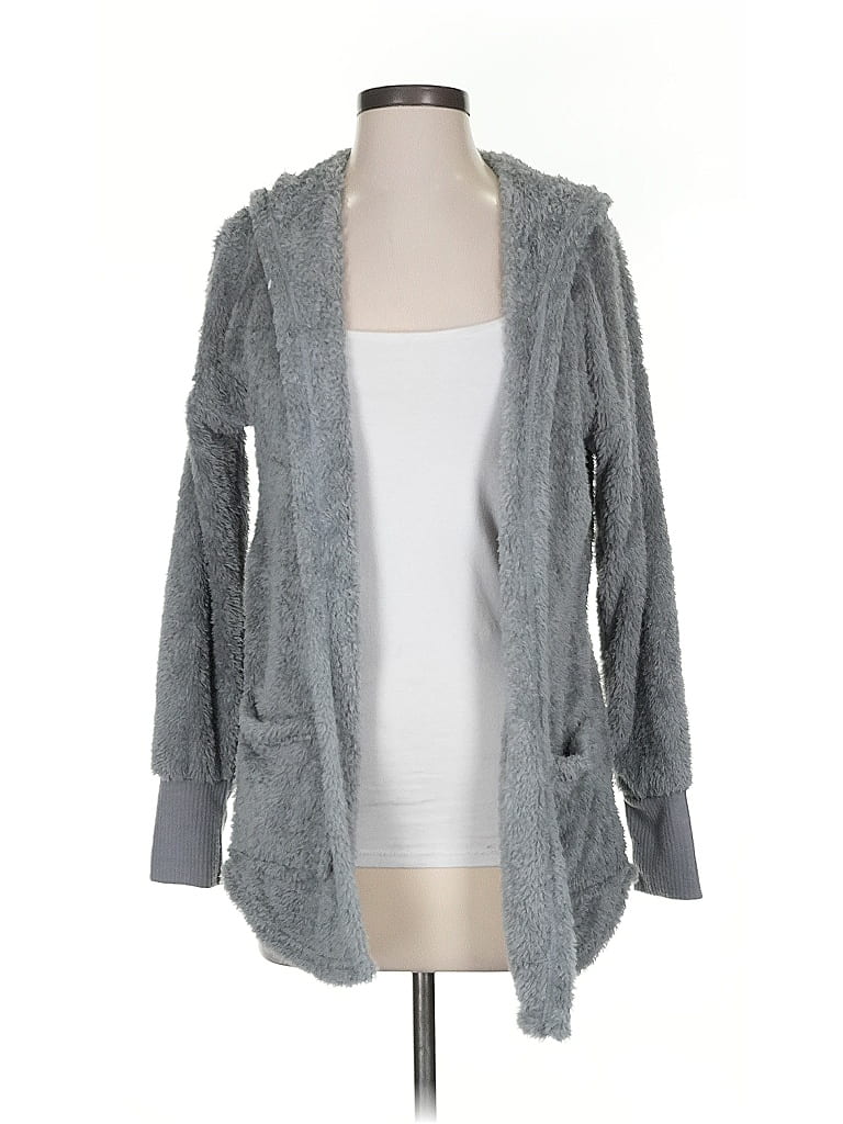 Pre-owned Hippie Rose Cardigan Sweater In Gray