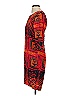 Sandro Print Orange Casual Dress Size Sm (1) - photo 5