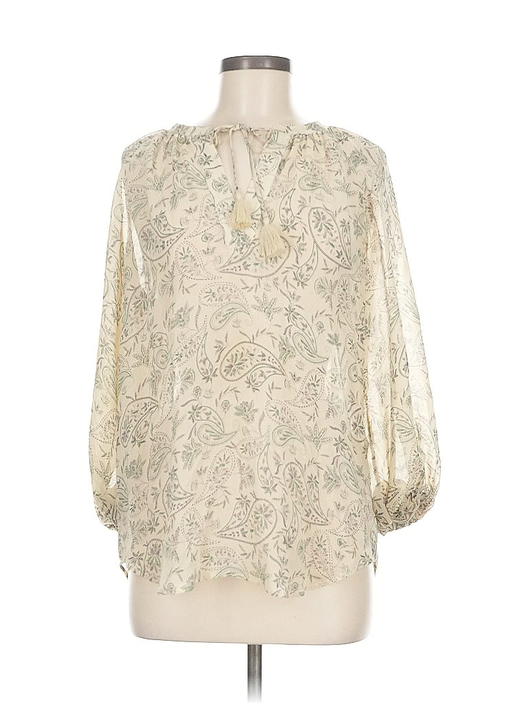 Click to view more detailed imagery on our partner's website Pre-owned Joie 3/4 Sleeve Blouse In White