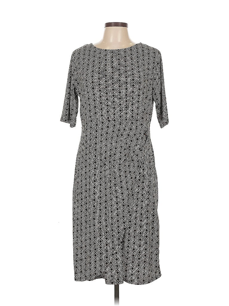 Pre-owned Dana Buchman Casual Dress In Gray