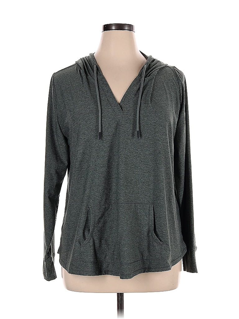 Pre-owned We Wander Zip Up Hoodie In Gray