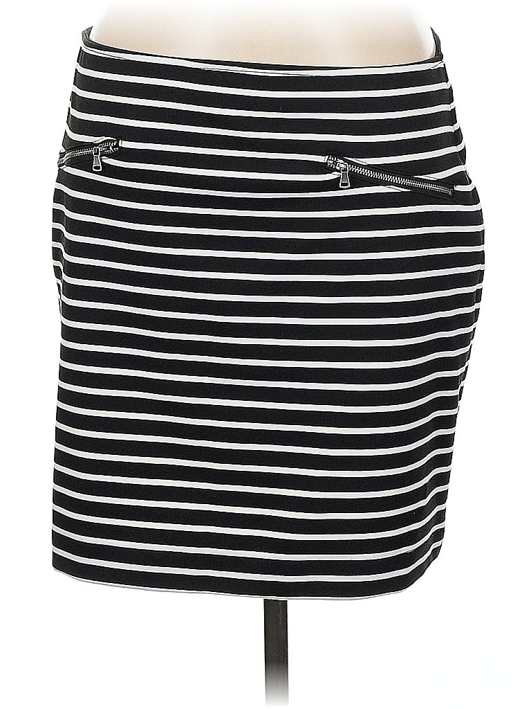 Pre-owned A.n.a. A New Approach Casual Skirt In Black