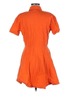open lace back dress LOUIS VUITTON ORANGE, BLACK AND WHITE SILK MINI DRESS FR 34 UK 6 main image 1