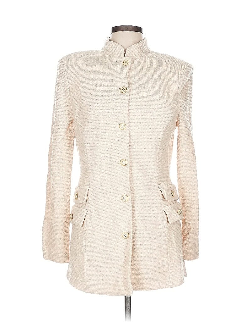 ST. JOHN COLLECTION BY MARIE GRAY Pre-owned Coat In White