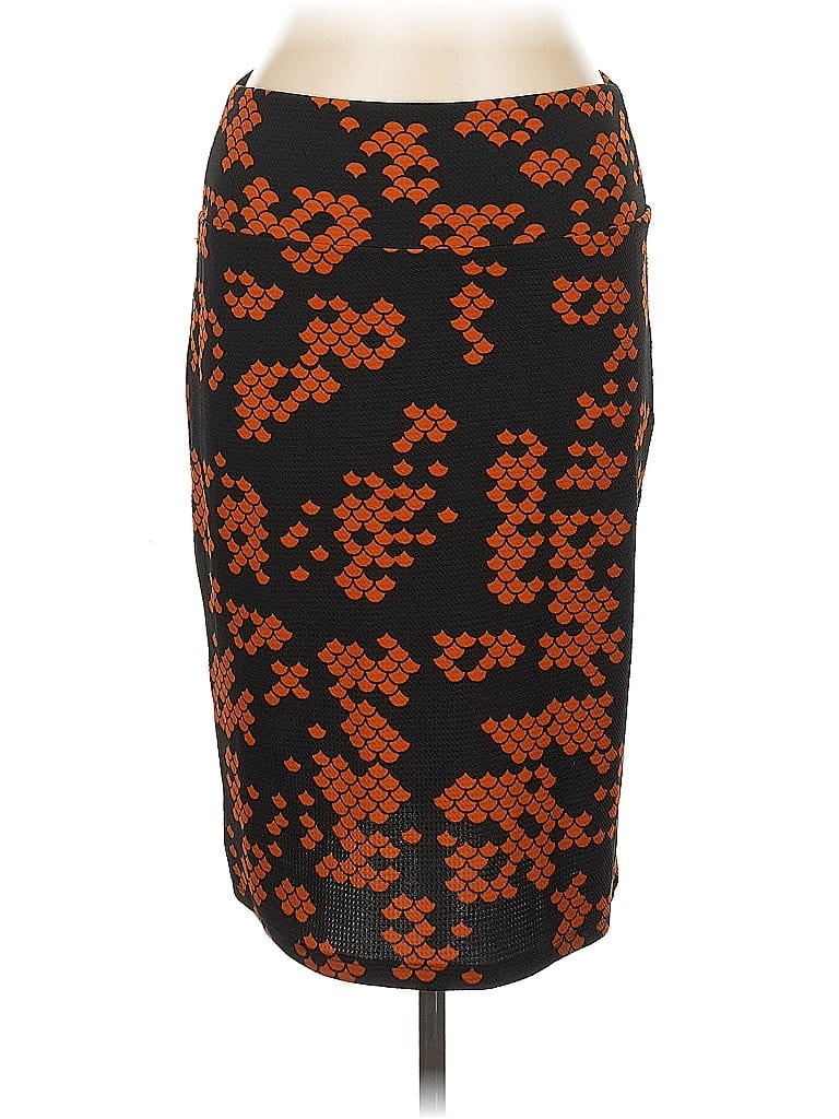 Pre-owned Lularoe Casual Skirt In Orange