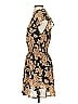 THML 100% Polyester Paisley Brown Cocktail Dress Size S - photo 5