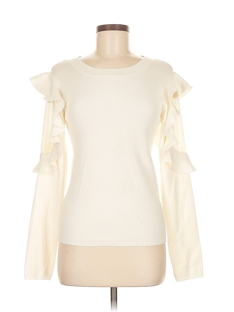 Pre-owned Cupio Cardigan Sweater In White