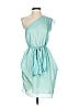 Brian Reyes Teal Blue Cocktail Dress Size 4 - photo 1