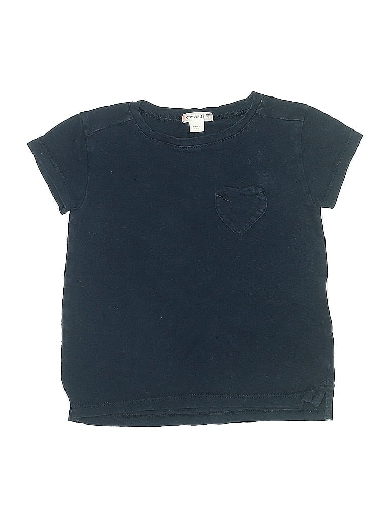 Pre-owned Crewcuts Kids' Short Sleeve T-shirt In Blue