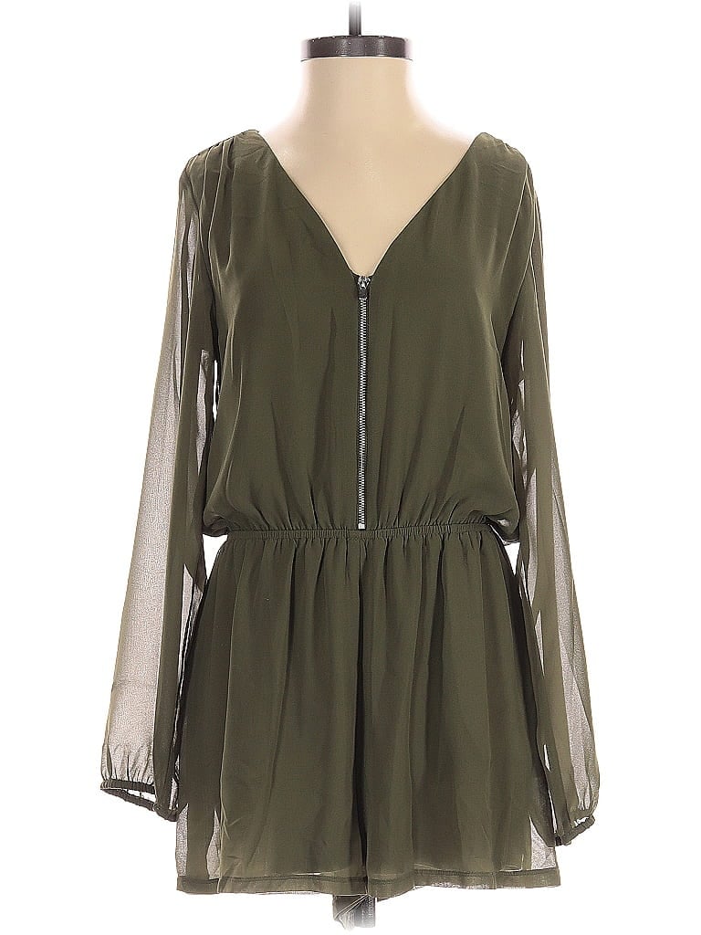 Pre-owned Express Outlet Romper In Green