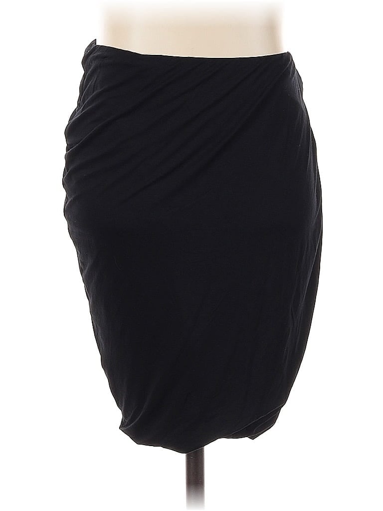 Pre-owned Three Dots Formal Skirt In Black