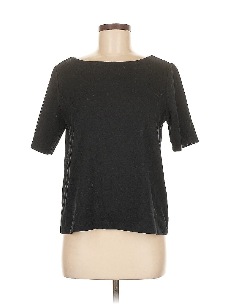 Pre-owned Gap Short Sleeve T-shirt In Black