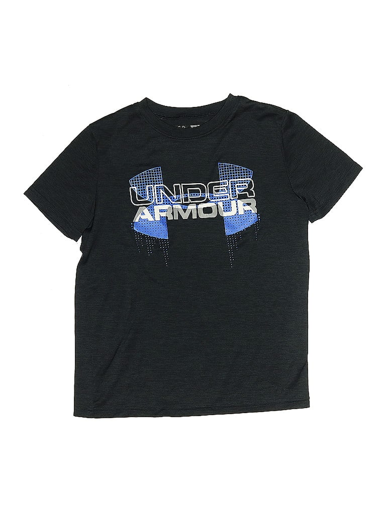 Click to view more detailed imagery on our partner's website Pre-owned Under Armour Kids' Short Sleeve Top Black Tops