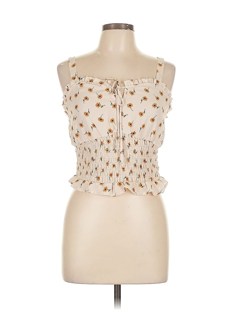 SIENNA SKY Pre-owned Sleeveless Blouse In Brown